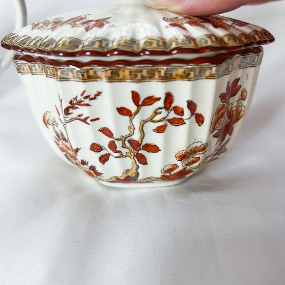 Copeland Spode India Tree Vintage Sugar Bowl and Creamer - Picture 8 of 12